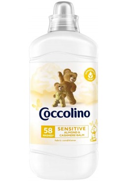 Кондиционер для белья Coccolino Sensitive Миндаль и Кашемир, 1.45 л (58 стирок)